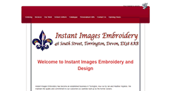 Desktop Screenshot of instantimagesembroidery.co.uk