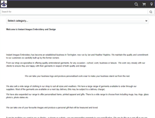 Tablet Screenshot of instantimagesembroidery.co.uk